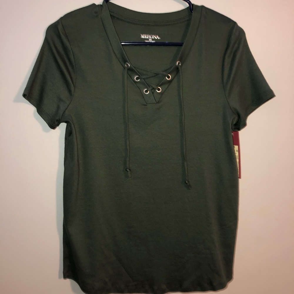 Lace up tshirt